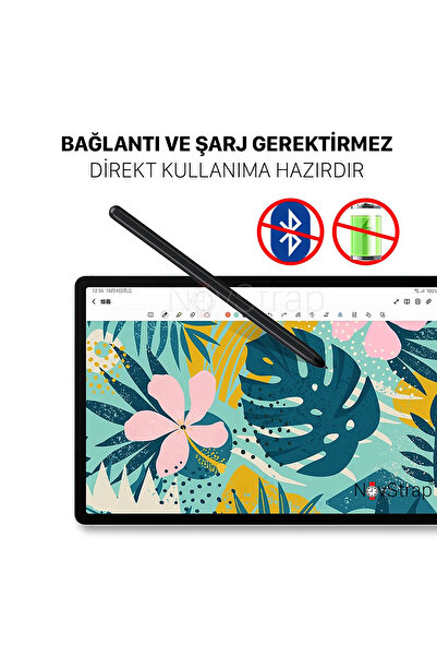 NovStrap Tablet Kalemi S Pen Stylus Samsung Galaxy Tab S10 S9 S8 S7 Fe Ultra Plus S6 Lite Ile Uyumlu Spen