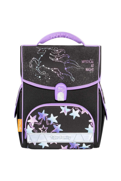 TOYFEST Star Patterned Black School Bag