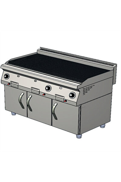 Csa İnox CSA Karacasan 900 Seri Dolaplı 120 cm Tüplü Sulu Döküm Izgara(120x90...