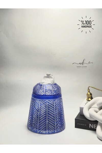 AKDEN STORE Crystal Decor Tableware Napkin Holder / Invitation Organization Presentation Napkin Holder