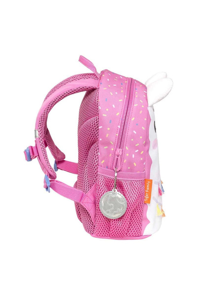 TOYFEST Pink Kindergarten Bag with Lama Pattern