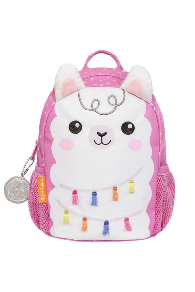 TOYFEST Pink Kindergarten Bag with Lama Pattern