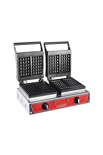 Csa İnox CSA Karacasan Elektrikli Döküm Kare Waffle Makinesi 4 Lü