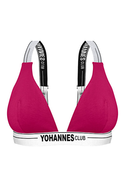 Yohannes Club Γυναικείο, Σετ εσώρουχα, (Las. Σουτιέν-Στρινγκ με λουράκι), ΡΟΖ/ΦΟΥΣΙΑ