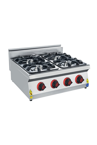 Genel Markalar CSA Karacasan 80 cm 700 Seri Set Üstü Dört Gözlü Tüplü Ocak