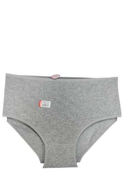 wear treasure Ceylanoğlu 6 piese talie înaltă mărime mare gri transfer ribbed chiloți