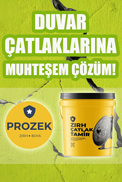 PROZEK ZIRH Duvar Beton Çatlak Tamir Malzemesi 20 KG