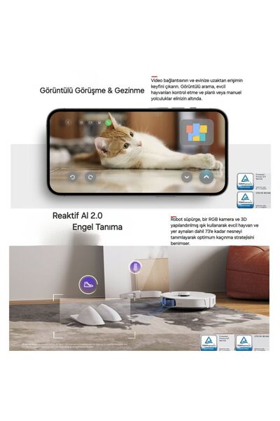 Roborock Ultra Premium Lüks Silme Fonksiyonlu ve Kaldırılabilir Paspaslı Robot Süpürge,