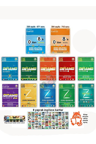 Tonguç Yayınları 8. Sınıf Şampiyon Set 0'dan 8'e Konu Anlatımlı Dinamo Zoru B...