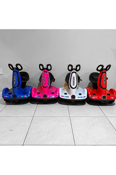 VALUE Electric scooter for kids with Bluetooth, remote control, music playback, and LED lights – suitable for ages 2 to 12 years.