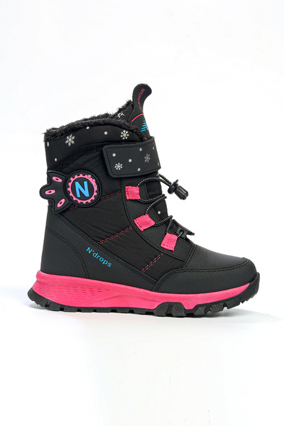 PNZ PENZA Su Geçirmez Kaymaz Taban Kürklü Kız Çocuk Kar Botu