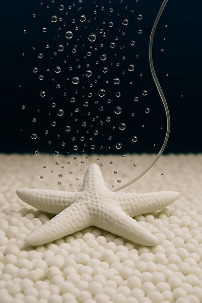 MDİZMİR Hava Taşı Deniz Yıldızı Bütün Balık Türlere Uygun / Mini Akvaryum ve ...