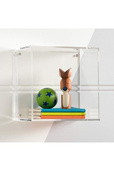 Genel Markalar Şeffaf Pleksi Küp Raf, Ev Dekorasyonu, Düzenleyici, Organizer,...