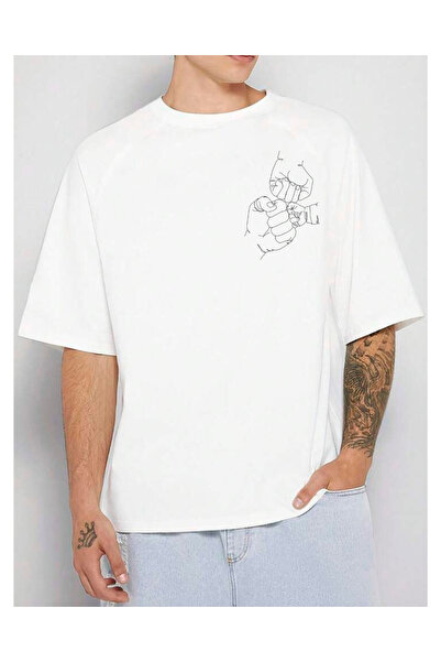 Tubinyoo Family Power Printed Unisex Oversize T-Shirt