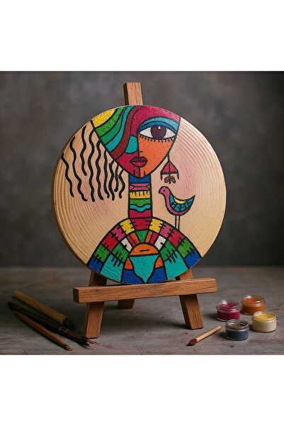 Joly El Yapımı Afrikan Tabak Etnik Hasır Tabak Seti Bohem Duvar Dekoru Afrika Tabak