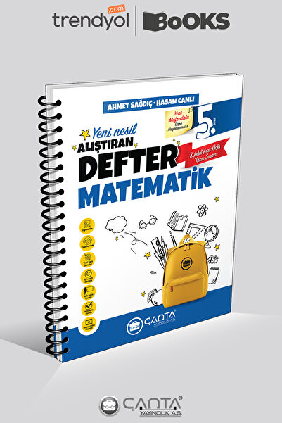 Çanta Yayıncılık 5. Sınıf Matematik Yeni Nesil Alıştıran Defter *Güncel Baskı