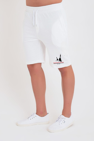 Superlife Süperlife Men's Sailing Printed Standard ® Snake Mold Shorts Spr25Sr083