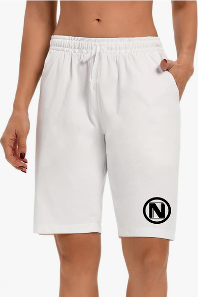 Superlife Жіночі шорти з принтом N, стандартна та звичайна форма SPR25SRk082