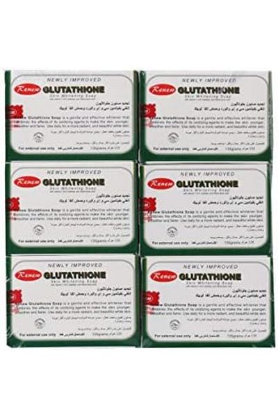 Renew Whitening Body Soap, 6 Pieces - 135g Each