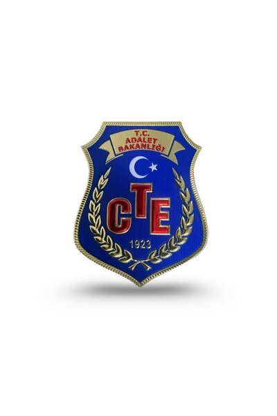 ÇUKUROVA ÜTÜ شعار ''سي تي إي'' للسجون والمعتقلات، مصنوع من البلاستيك ثلاثي ال...