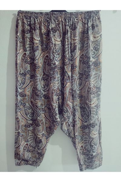 hoaryage Viscose Pressed Fabric Floral Patterned Pocketed Shalwar 100% Cotton 36-48Size