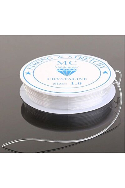 zeixpow 1 Mm Lastikli Misina Şeffaf Esnek Misina