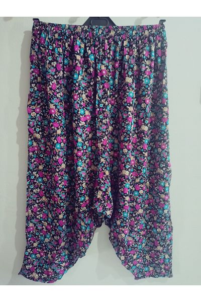 hoaryage Viscose Pressed Fabric Floral Patterned Pocketed Shalwar 100% Cotton 36-48Size