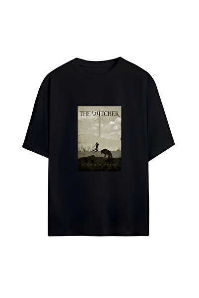 GraffTee Ο WITCHER ΟΥΝΙΣΕΞ OVERSIZE ΒΑΜΒΑΚΕΡΟ ΜΠΛΟΥΖΑΚΙ