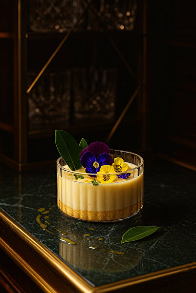 ZURİ DESİGN 6-Piece Round Striped Glass Dessert Presentation Bowl – Magnolia, Breakfast, Snack Bowl, Sugar Bowl