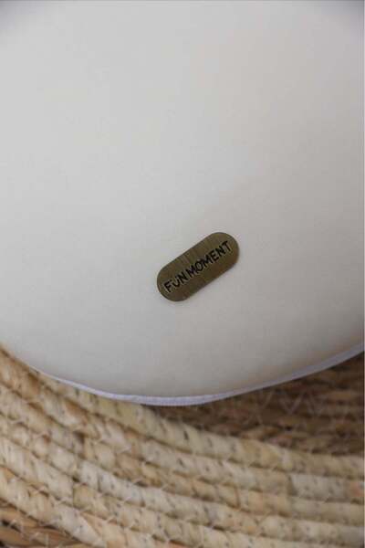 Fun Moment Newborn baby bisht - beige and silver bisht design