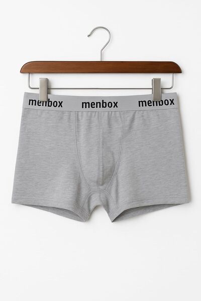enmodaiçgiyim 10 Pack Gray Men's Boxers – Cotton Lycra, Comfortable Underwear