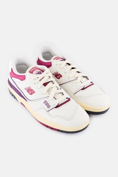 New Balance Men Medium BB550PTA Lace Up Outdoor Shoes, Off White