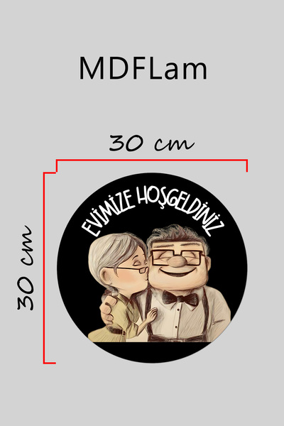 Dormot Μοντέρνο Στολίδι Πόρτας - Μαύρο Γλυκό Ζευγάρι - Ψηφιακή Ξύλινη Εκτύπωση - Προσωποποιημένο Σχέδιο Στολίδι Πόρτας εξωτερικού χώρου