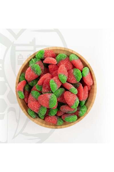 alrukn alyemeni Jelly Strawberry Candy with Sugar 500G
