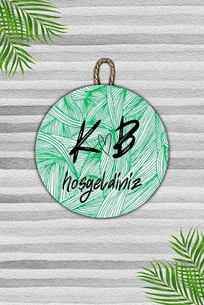 Dormot زخرفة باب حديثة - طباعة خشبية رقمية خضراء - زخرفة باب خارجي بتصميم فرد...