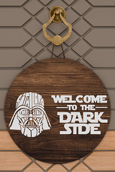 Dormot زخرفة باب عصرية - زخرفة باب خشبية بتصميم حرب النجوم مع لوحة - زخرفة با...