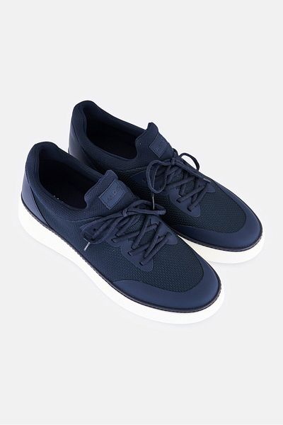 Aldo Men Lewiston Lace Up Casual Shoes, Navy Blue