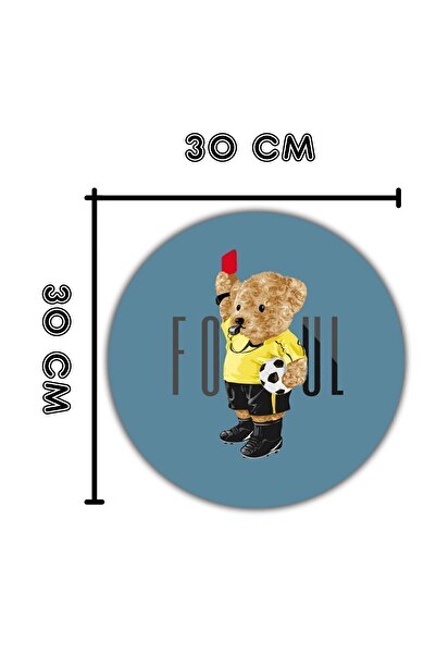 Dormot Μοντέρνο Ξύλινο Στολίδι Πόρτας - Μπλε Στολίδι Πόρτας Τέντερ Αρκουδάκι - Στολίδι Πόρτας εξωτερικού χώρου