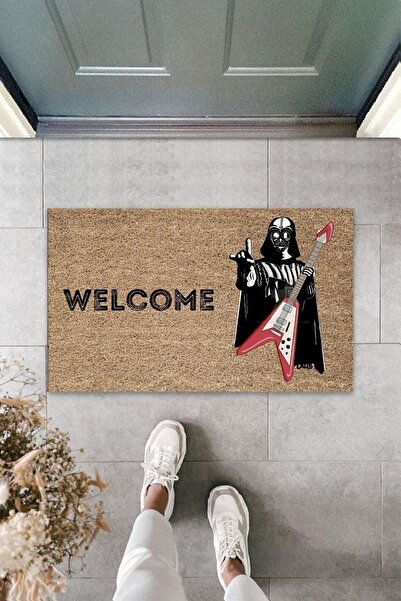 Dormot الطباعة الرقمية الحديثة - حرب النجوم البنية، جيتار دارث فيدر - ممسحة الأرجل