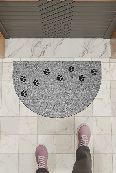 Dormot ممسحة رقمية حديثة باللون الرمادي متعددة المخالب - ممسحة أمامية للباب