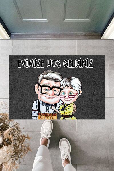 Dormot Modern Digital Printing Doormat - Black New Sweet Couple - Door Mat