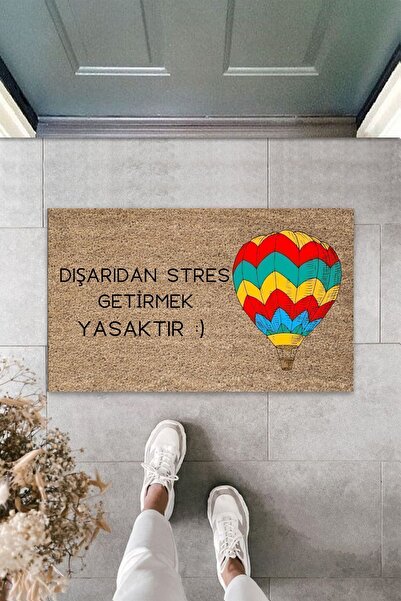 Dormot Non-Slip Base Digital Colorful Balloon Decorative Door Mat