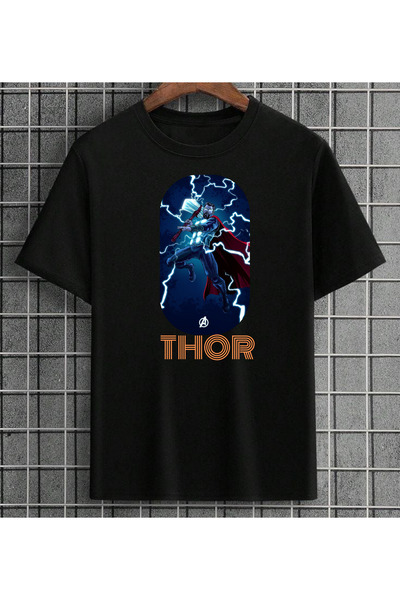 lovver lewibafashion MARVEL THOR TASARIMLI OVERSİZE %100 PAMUK PREMİUM BASKI ...