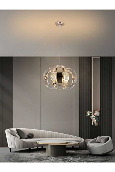 best power Modern LED Chandelier 6209 – 60W Pendant Light with 3 Lighting Modes & 80CM Adjustable Length
