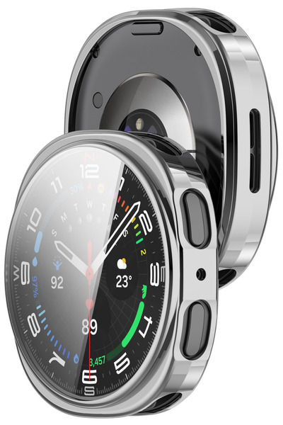 İncisoft Samsung Galaxy Watch 8 44mm Compatible Case and Screen Protector 360 Full Protection Case Cover