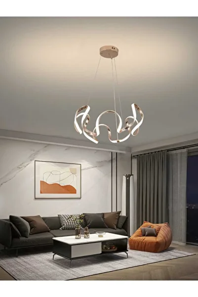 best power Modern LED Pendant Light 6200-500 – Adjustable Height (Max 90cm), 3 Light Colors