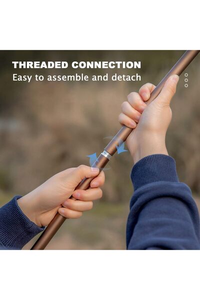 erorex Camping Lamp Pole Folding Lightweight Collapsible Aluminum Lantern Stand Outdoor Light Hanger