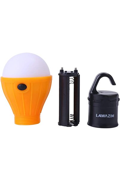 erorex LED Tent Light Yellow Portable Emergency Camping Bulb 3 Lighting Modes Hook Battery Operation Ideal