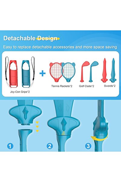 erorex 14 1 Switch Sports Accessories Bundle Set Family Party Pack Game Accessories Kit Nintendo Switch