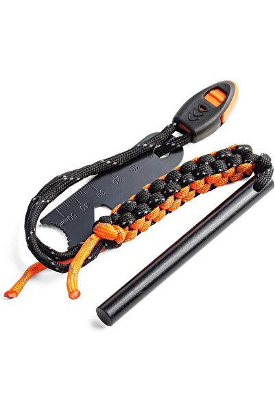 erorex Survival Fire Steel Flint And Steel Kit For Traveling Camping Hiking